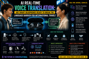 Read more about the article AI Real-Time Voice Translation: Are Smart Headphones Ready to Break the Language Barrier for International Travel?
