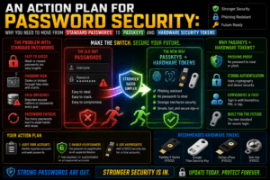 Read more about the article An Action Plan for Password Security: Why You Need to Move from Standard Passwords to Passkeys and Hardware Security Tokens.