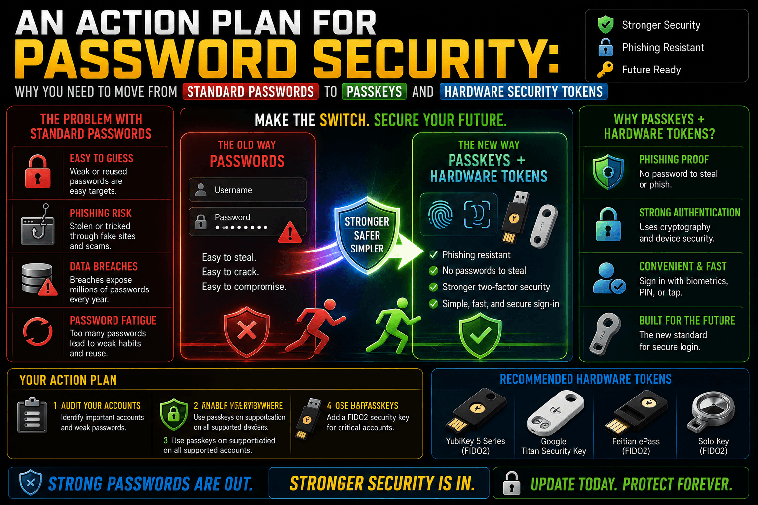 You are currently viewing An Action Plan for Password Security: Why You Need to Move from Standard Passwords to Passkeys and Hardware Security Tokens.