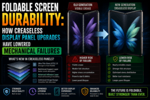 Read more about the article Foldable Screen Durability: How Creaseless Display Panel Upgrades Have Lowered Mechanical Failures
