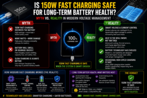 Read more about the article Is 150W Fast Charging Safe for Long-Term Battery Health? Myth vs. Reality in Modern Voltage Management