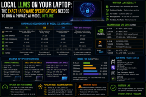 Read more about the article Local LLMs on Your Laptop: The Exact Hardware Specifications Needed to Run a Private AI Model Offline