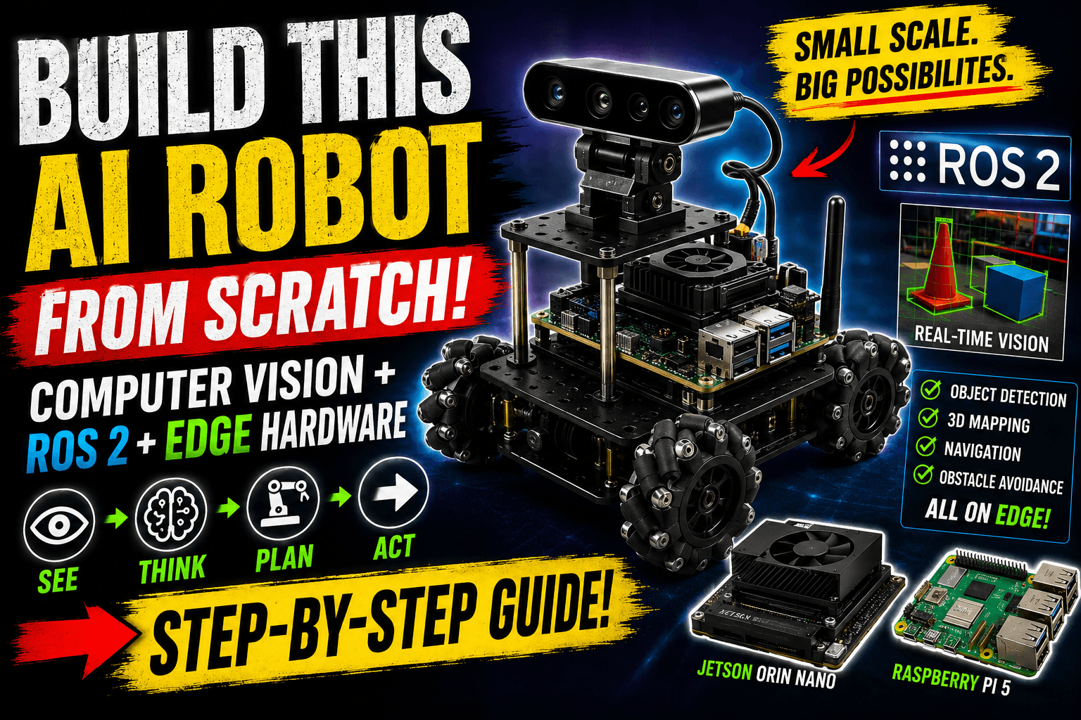 You are currently viewing The Small-Scale Robotics Stack: Building Your First Computer-Vision Rig with ROS 2 and Edge Hardware