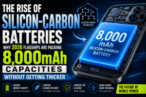 Read more about the article The Rise of Silicon-Carbon Batteries: Why 2026 Flagships Are Packing 8,000mAh Capacities Without Getting Thicker