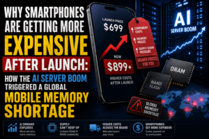 Read more about the article Why Smartphones Are Getting More Expensive After Launch: How the AI Server Boom Triggered a Global Mobile Memory Shortage