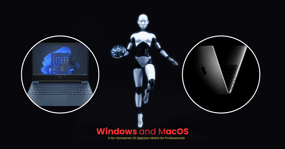 Read more about the article Choosing Your Next Work Laptop: A No-Nonsense OS Decision Matrix for Professionals
