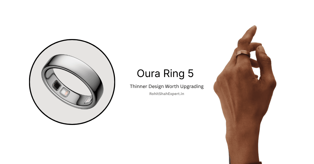 You are currently viewing Oura Ring 5 Launched: Thinner Titanium Design, Health Radar & Specs